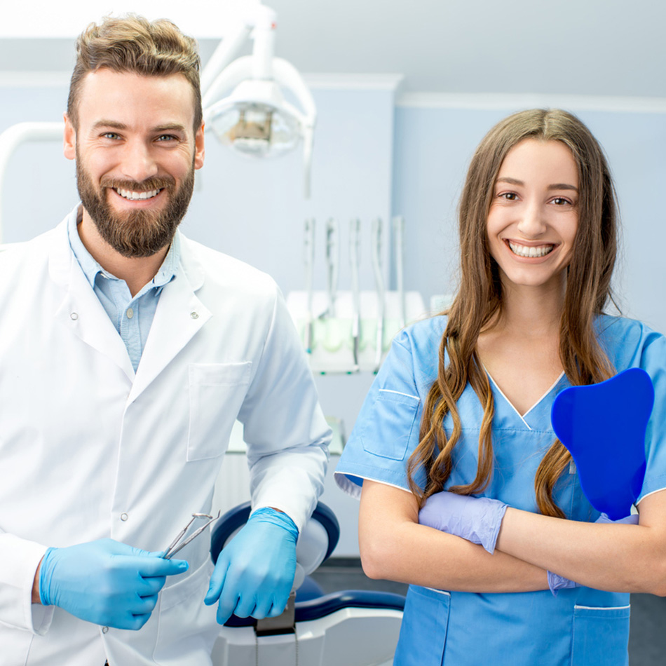 male and female dentists
